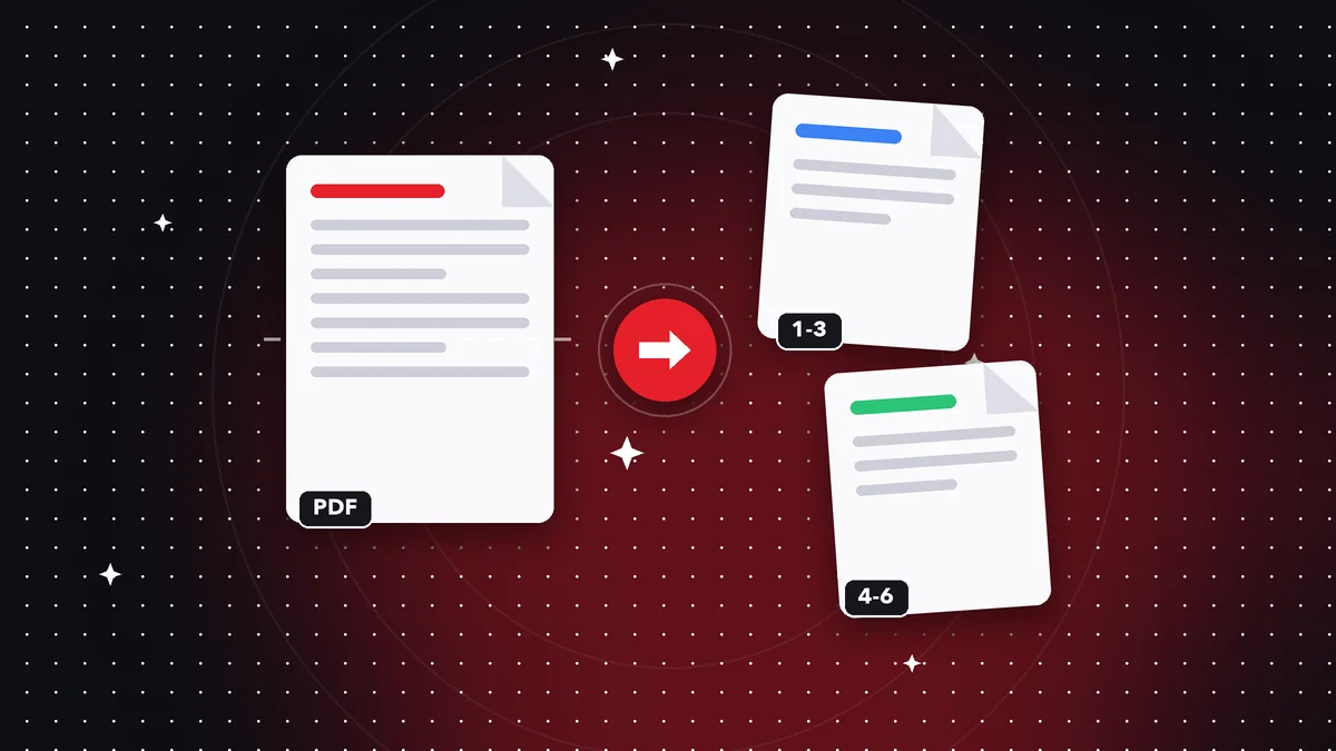 How to Split a PDF and Extract Only the Pages You Need